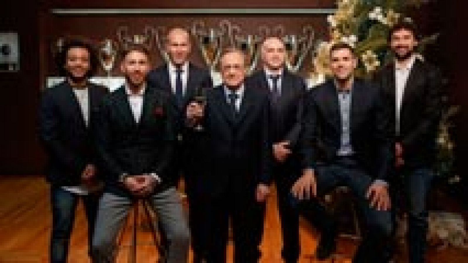 Telediario 1: El Real Madrid felicita a sus aficionados por Navidad | RTVE Play