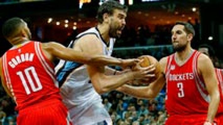 Telediario 1 - Marc Gasol e Ibaka suman puntos para la victoria de sus respectivos equipos