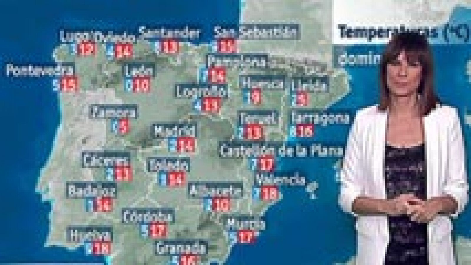 El tiempo - Lluvias y Canarias y nieblas persistentes en algunas zonas de la Península