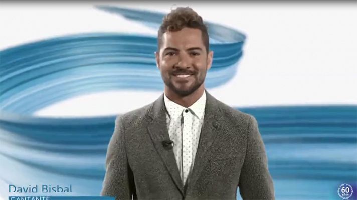 Gala 60 aniversario RTVE - David Bisbal felicita a TVE por su 60 aniversario