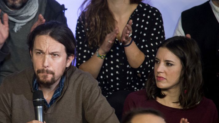 Telediario 1 - Irene Montero alerta a los 'errejonistas' del daño de "alimentar el hostigamiento" hacia Iglesias