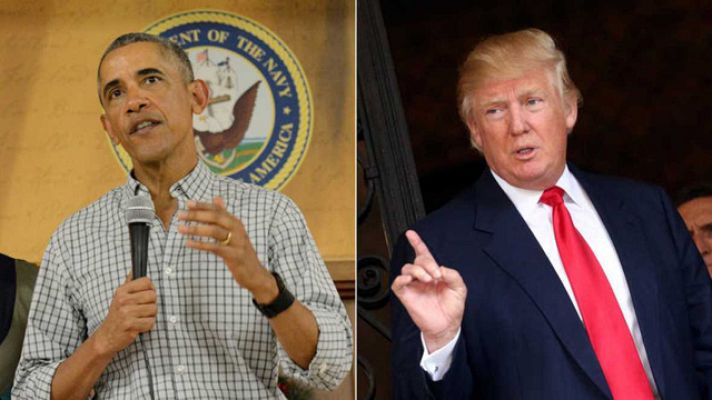 Telediario 1 - Obama asegura que le habría ganado las elecciones a Trump y el presidente electo contesta: "De ninguna manera"
