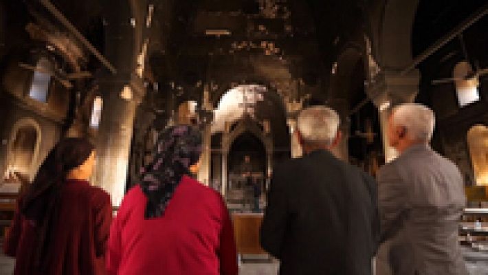 Telediario 1 - La población cristiana en Irak, reducida a una quinta parte en una década
