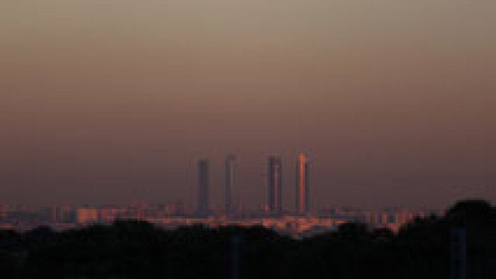 Telediario 1 - Medidas del escenario 3 del protocolo anticontaminación del Ayuntamiento de Madrid