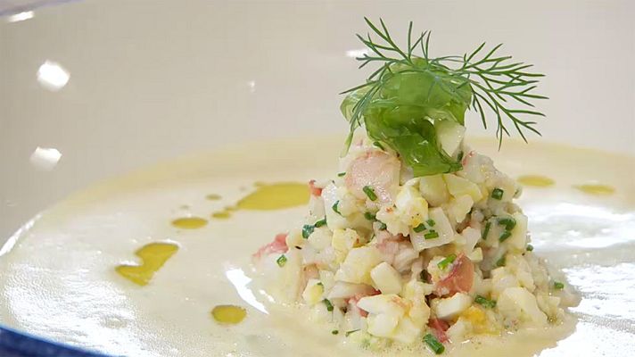 Torres en la cocina - Receta de crema de cangrejo