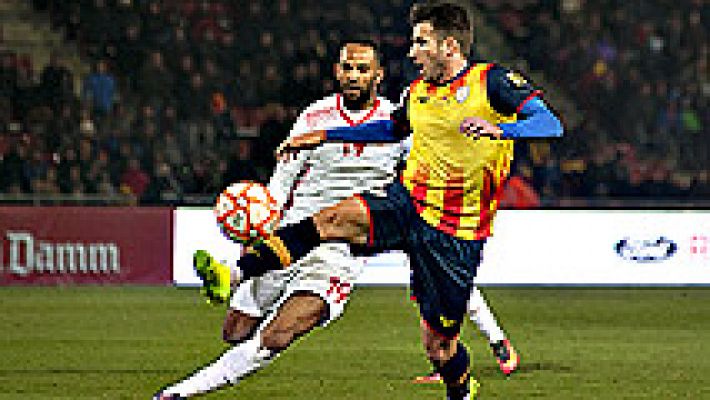 Telediario 1 - Catalunya empata con Túnez (3-3) y sucumbe en la tanda de penaltis