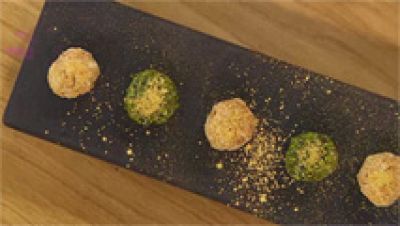 Receta de bolas de queso con frutos secos