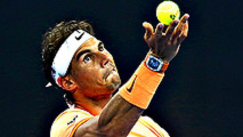 Rafael Nadal arrasó al checo Tomas Berdych (6-0 y 6-4) en cuartos de final del torneo de exhibición Mubadala de Abu Dabi, en el partido que suponía el regreso del tenista español a la competición individual once meses después de perder en la segunda 