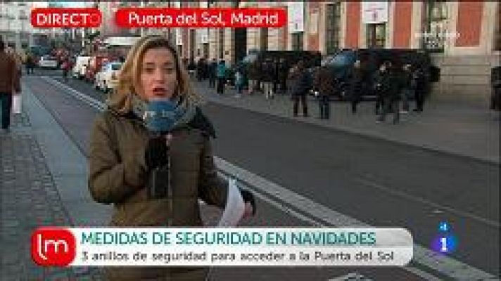 Seguridad en Nochevieja en la Puerta del Sol