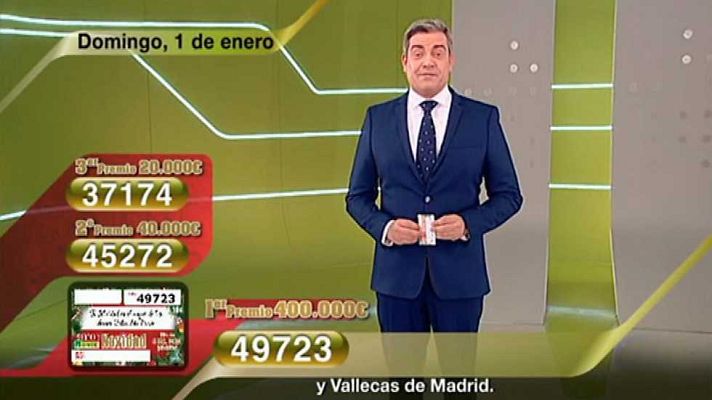 Sorteos ONCE - Sorteo de la ONCE - 01/01/17