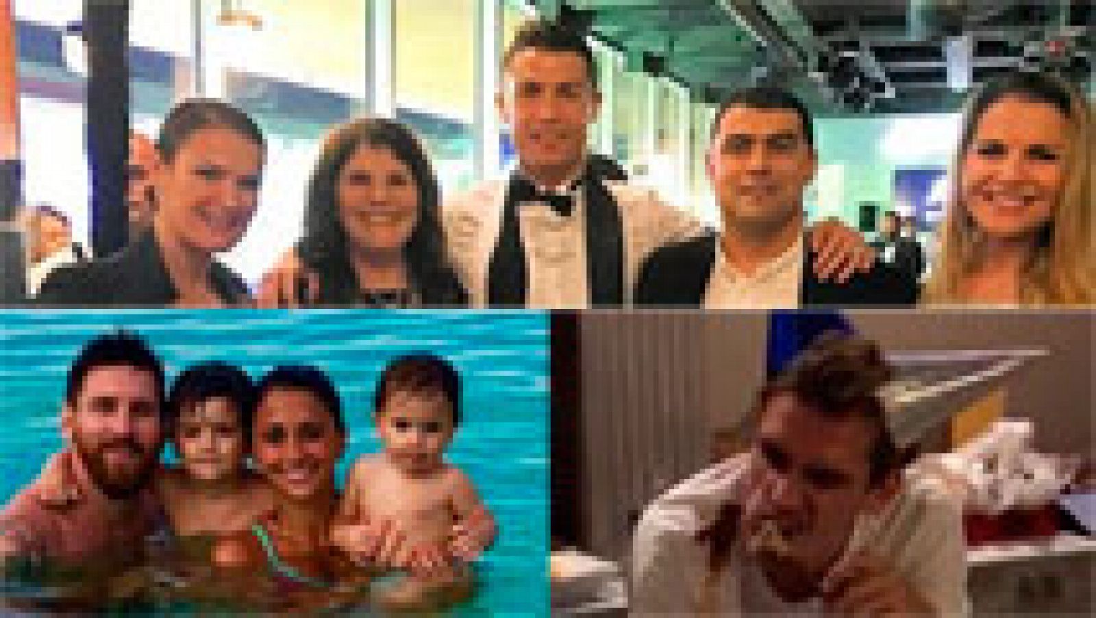 Las estrellas de la Liga dan la bienvenida al 2017 en familia