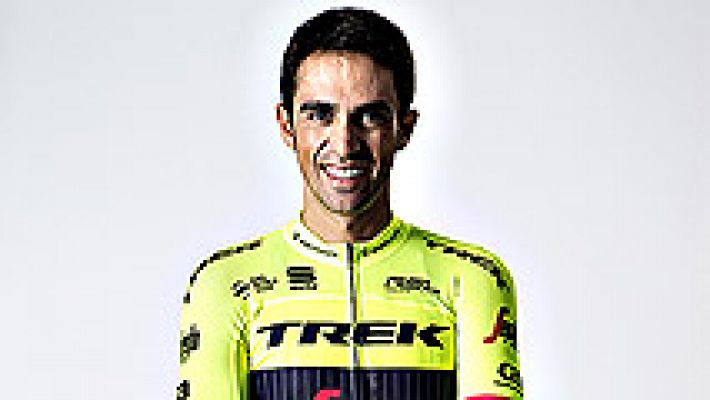 Alberto Contador ya luce los colores del Trek-Segafredo