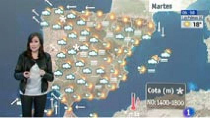 El tiempo - Suben ligeramente las temperaturas nocturnas aunque se mantienen las heladas