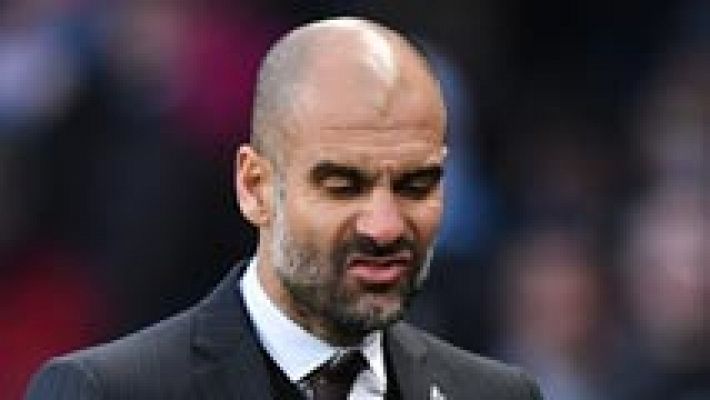 Telediario 1 - Tensa entrevista a Pep Guardiola