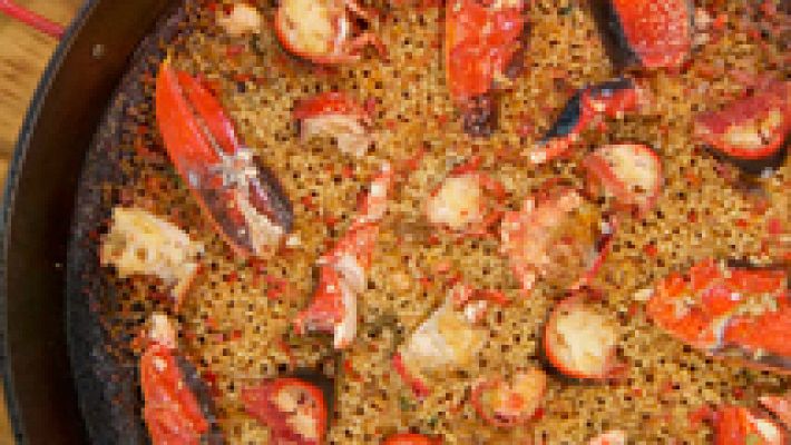 Paella de bogavante 