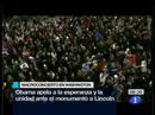 Telediario 1 - Telediario en 4' - 19/01/09