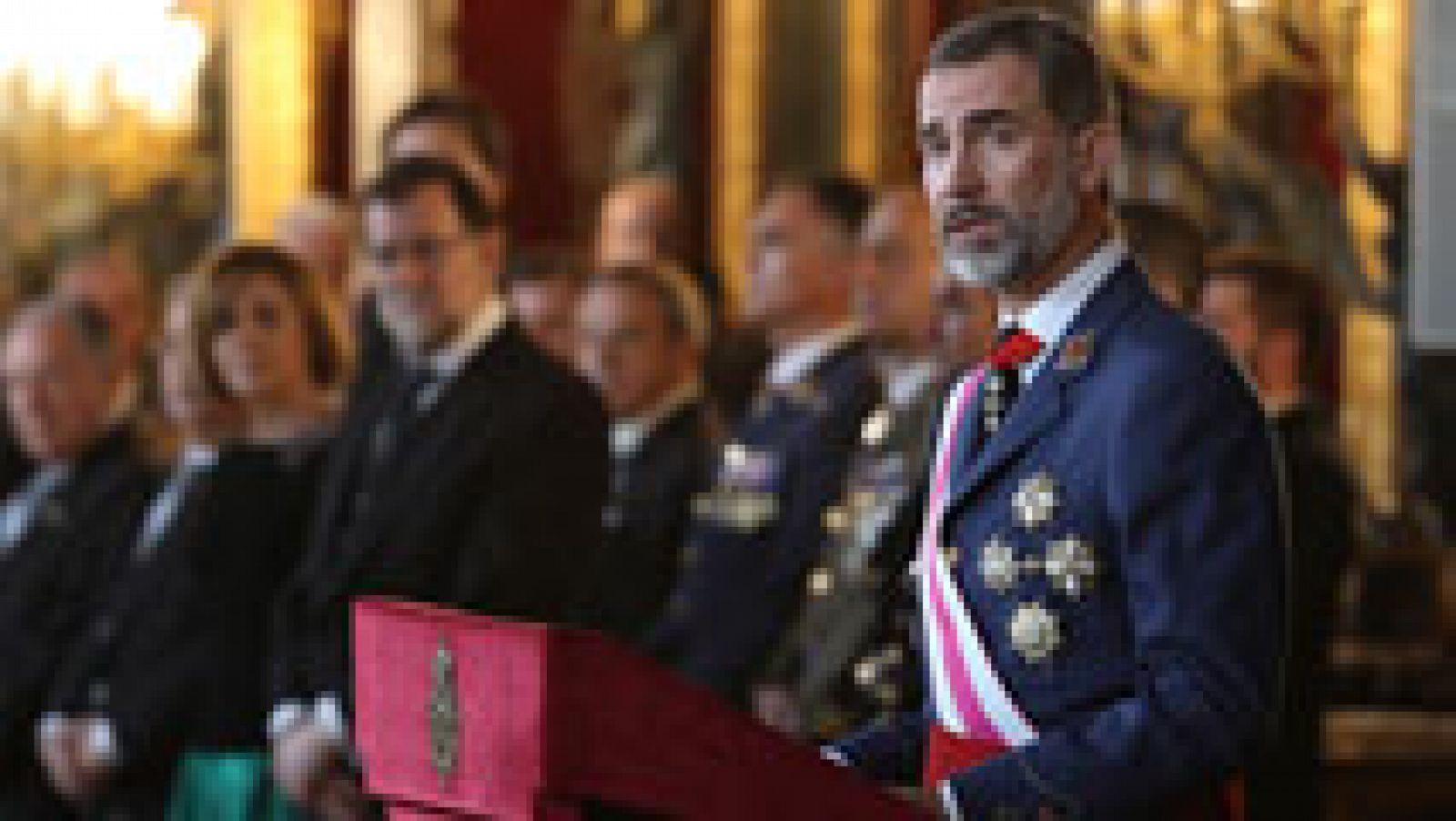 Informativo 24h: Discurso íntegro del rey Felipe VI en la ceremonia de la Pascual Militar  | RTVE Play