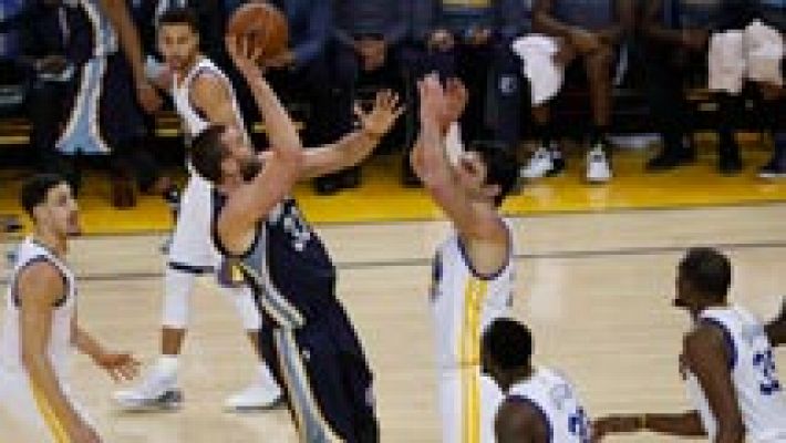 Telediario 1 - Marc Gasol protagoniza la remontada de los Grizzlies ante los Warriors