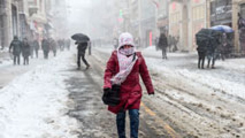 Bajísimas temperaturas en el Este de Europa