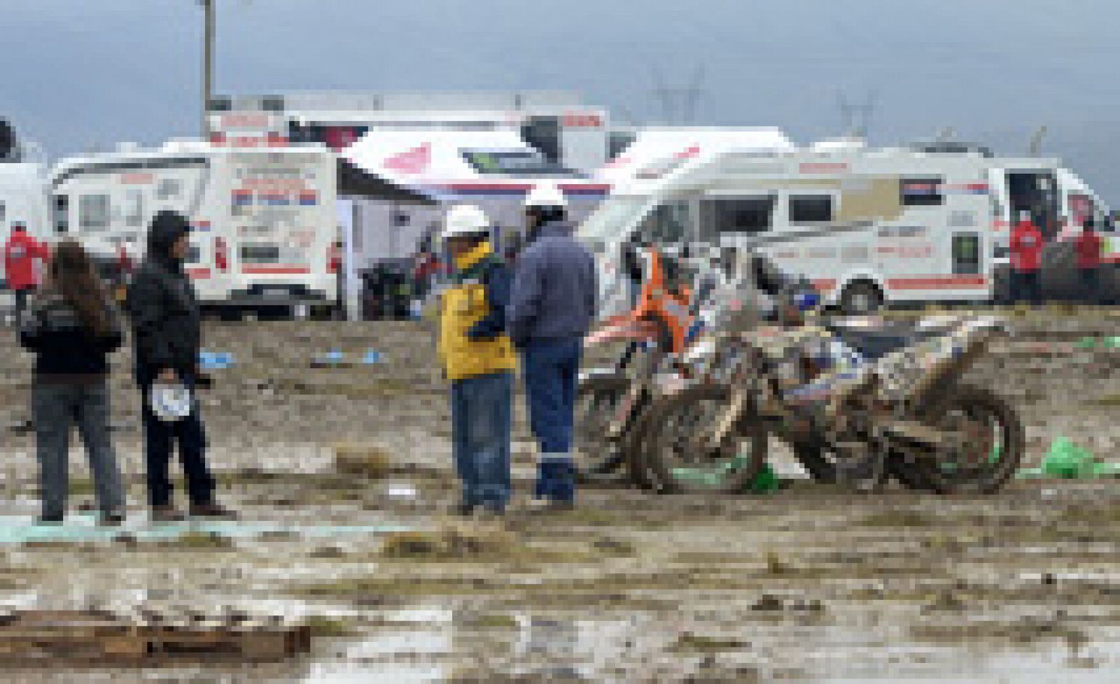 Anulan la sexta etapa del Dakar por el mal tiempo