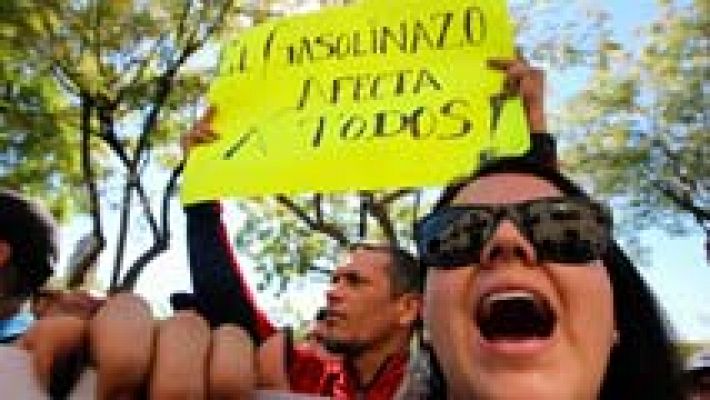 Manifestaciones en México contra la subida de la gasolina