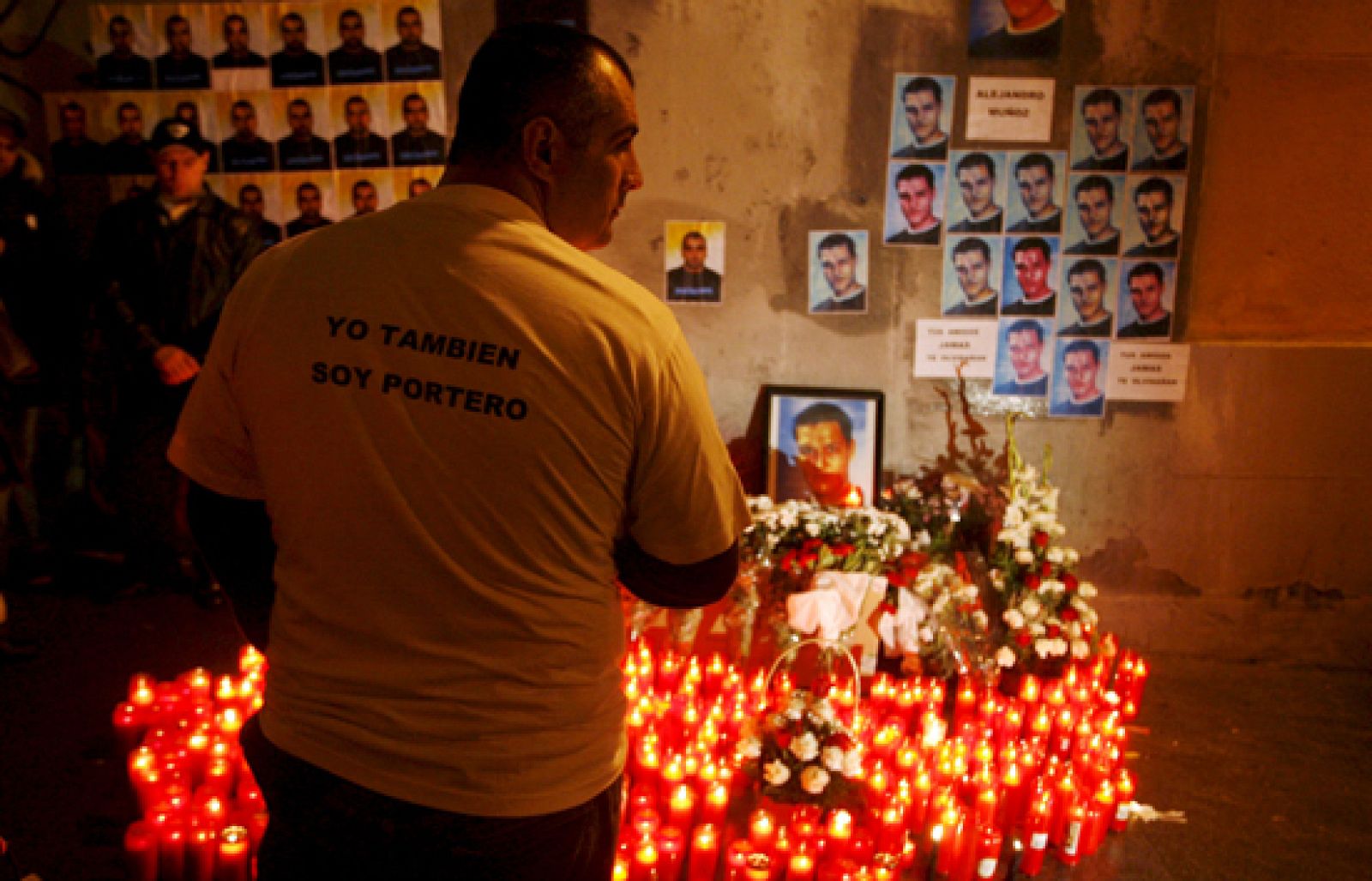 Concentración de porteros de discoteca en Madrid | Ver