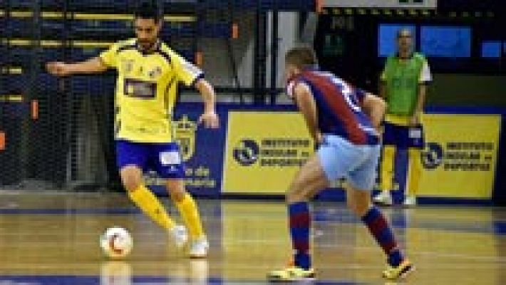 LNFS, jornada 14. Gran Canaria FS - Levante UD FS 5-3. Resumen