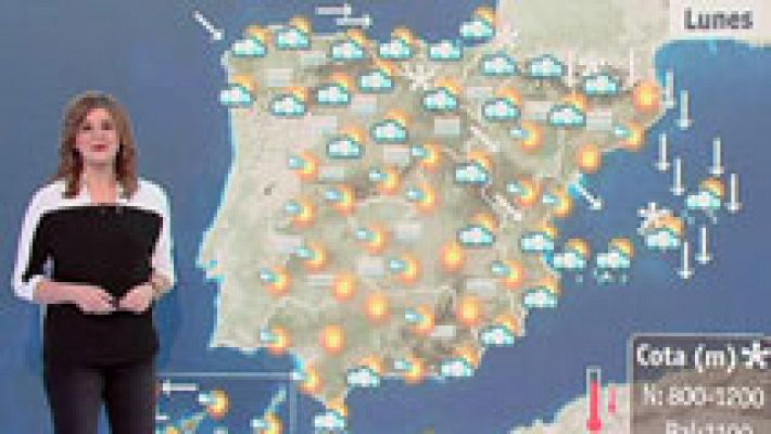 Avisos amarillos por temperaturas muy bajas en el interior peninsular