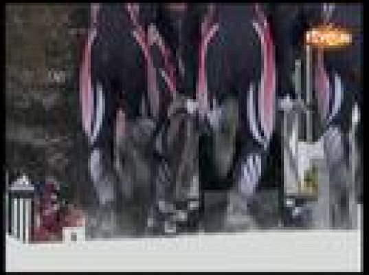  - Caída espectacular en bobsleigh