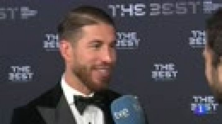 Telediario 1 - Sergio Ramos: "Para nosotros es una ventaja tener a Cris"