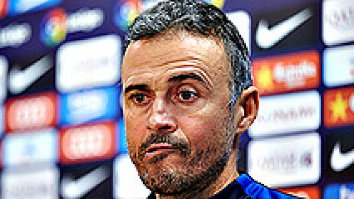 Telediario 1 - Luis Enrique: "Piqué ya es mayorcito y cada uno sabe lo que tiene que decir"