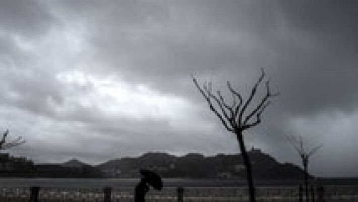 Precipitaciones fuertes en el litoral cantábrico y los Pirineos