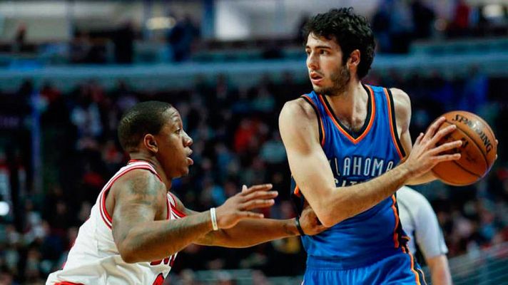 Baloncesto en RTVE - Ricky Rubio brilla en la victoria de los Wolves y Abrines le gana el duelo a Mirotic