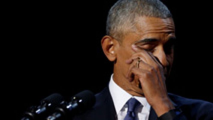 Telediario 1 - Obama se despide: "EE.UU. es mejor y más fuerte"