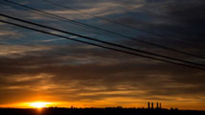 El tiempo - Un frente frío trae intensas lluvias, nieve y viento en el norte de la península