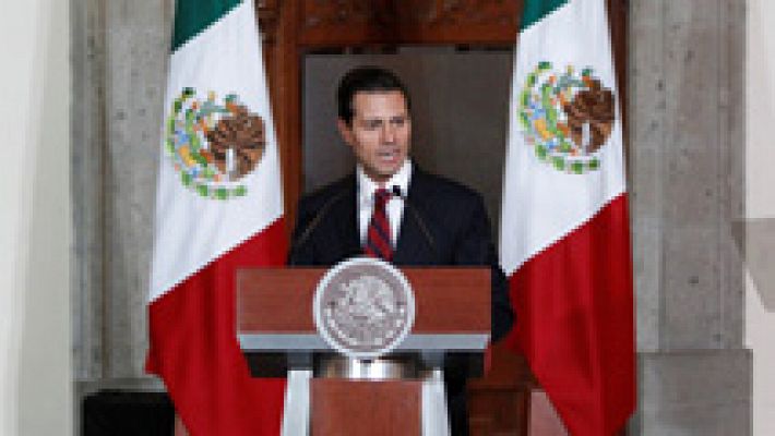 Telediario 1 - Peña Nieto reitera que México no pagará el muro con EE.UU.