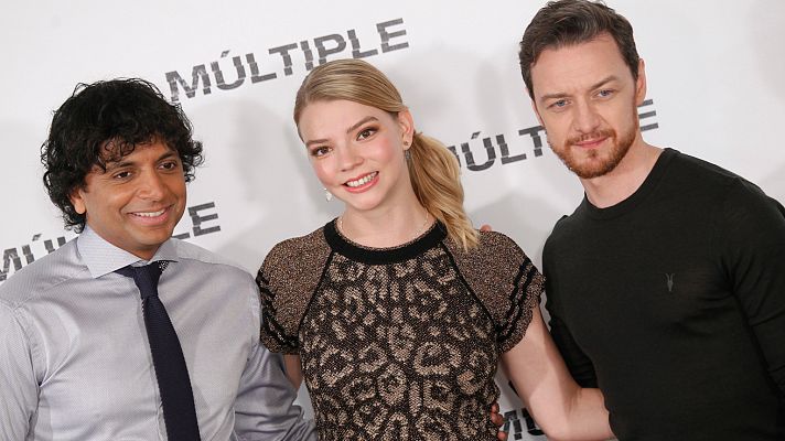  - RTVE.es entrevista a M. Night Shyamalan, James McAvoy y Anya Taylor-Joy por 'Múltiple'