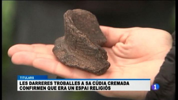 Informatiu Balear - Noves troballes al jaciment de Sa Cúdia Cremada, a Maó