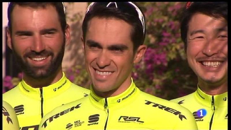 Contador estrena equip, mallot i bicicleta a les carreteres de Mallorca