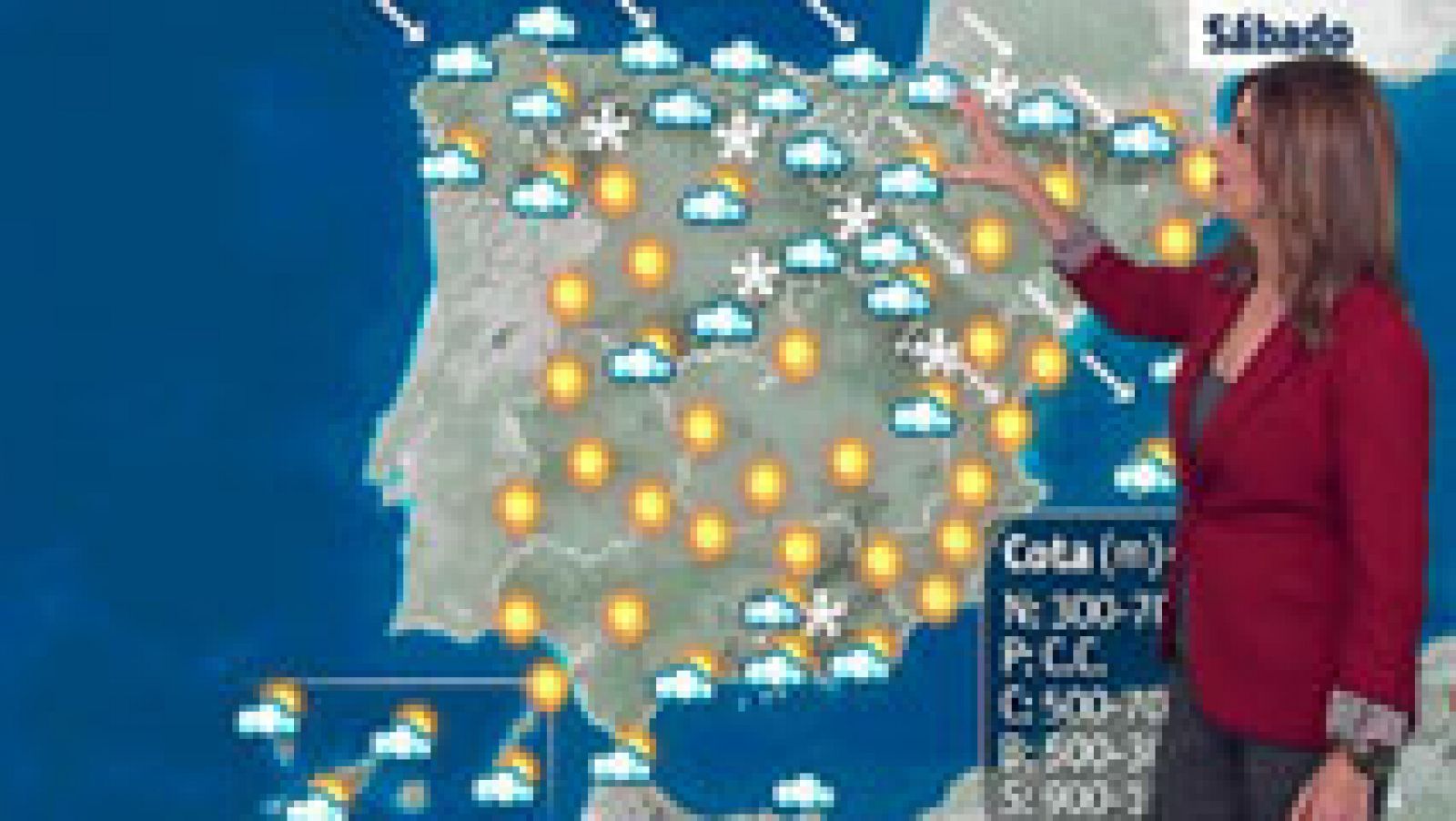 El tiempo: Nieve en cotas bajas del norte y Baleares y heladas en el interior peninsular | RTVE Play