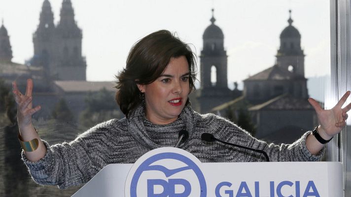 Telediario 1 - Sáenz de Santamaría: "Somos un partido unido que sabe avanzar en el diálogo territorial"