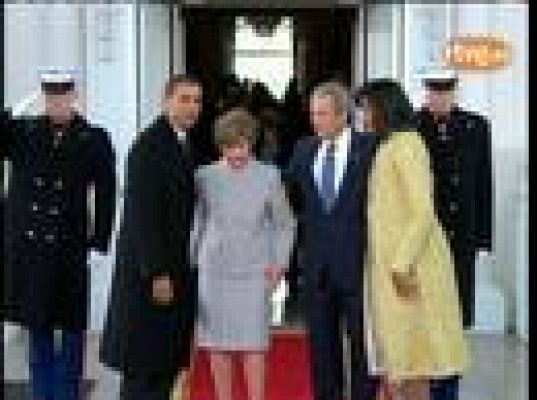 Obama llega a la Casa Blanca