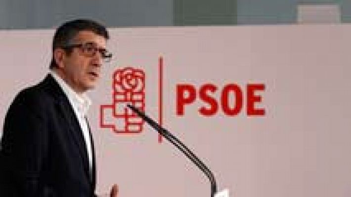 Patxi López presenta su candidatura a las primarias del PSOE