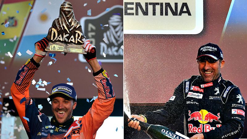 El motociclista brit�nico Sam Sunderland (KTM) ha ganado su primer Dakar, mientras que el franc�s St�phane Peterhansel (Peugeot) se consagr� campe�n por decimotercera vez, la s�ptima en coches, de la carrera de rally m�s dif�cil del mundo.