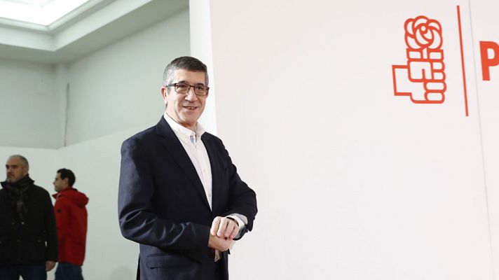 Telediario 1 - Patxi López se postula para "reconstruir" el PSOE y afirma que le gustaría "sumar a Sánchez"