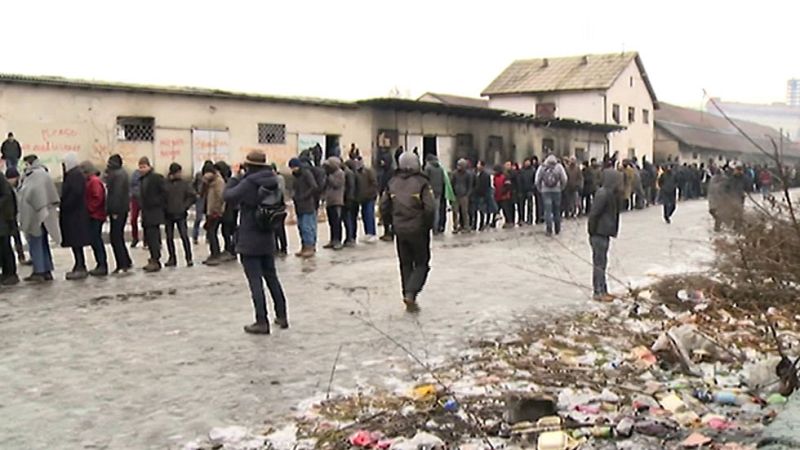 Naciones Unidas pide a Europa que reaccione para proteger a los refugiados que están viviendo una situación crítica a causa de la ola de frío