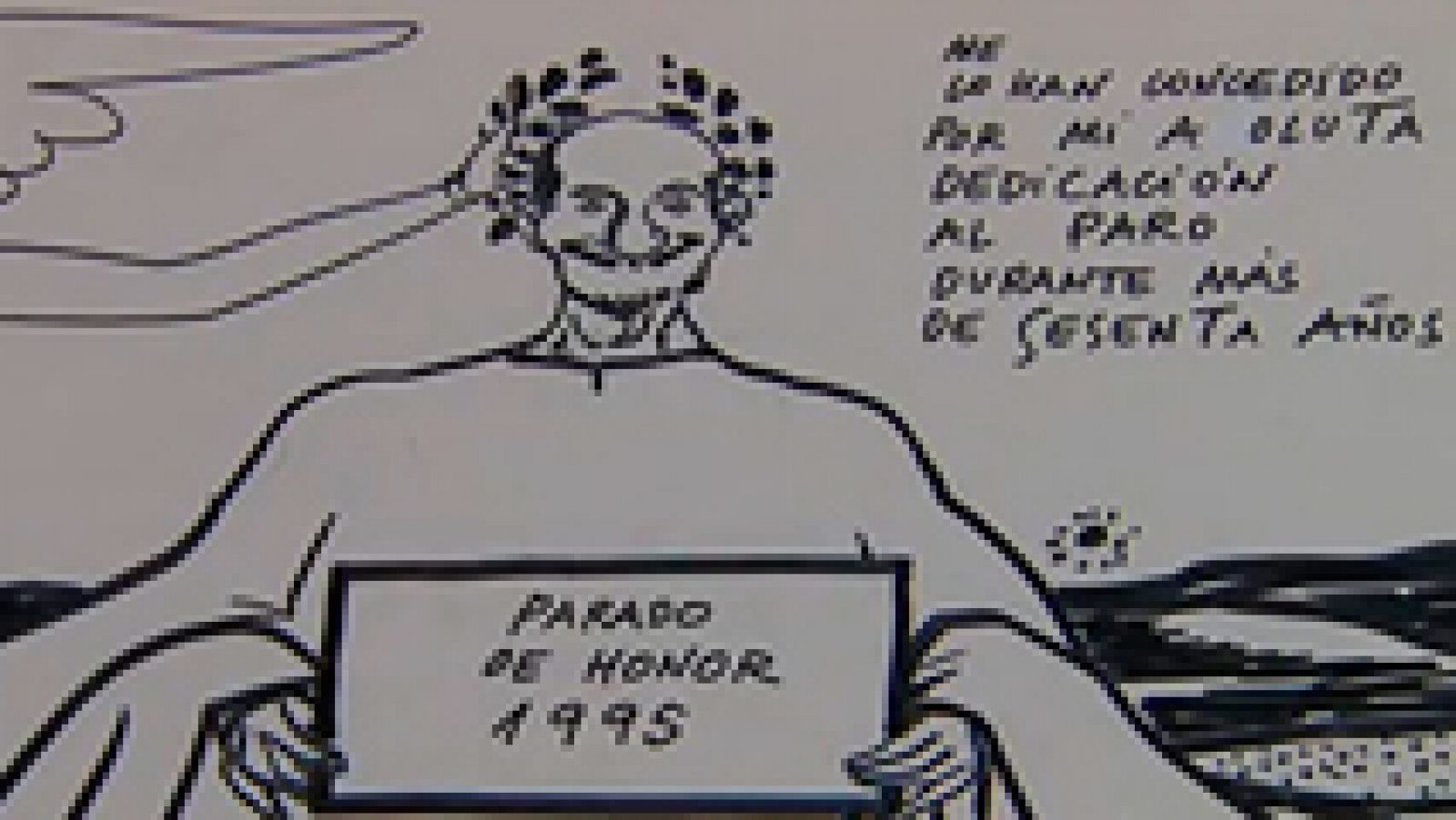 Telediario 1: Mas de 5000 dibujos y caricaturas del archivo personal de Chumy Chúmez  se incorporan a la BNE | RTVE Play