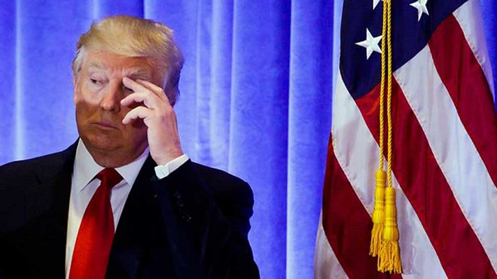 Telediario 1 - Donald Trump afirma que Merkel cometió un "error catastrófico" acogiendo a los refugiados