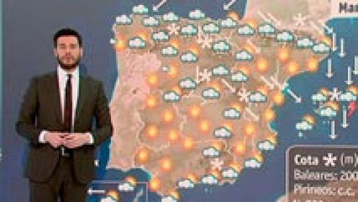 El tiempo - Ola de fío y nevadas