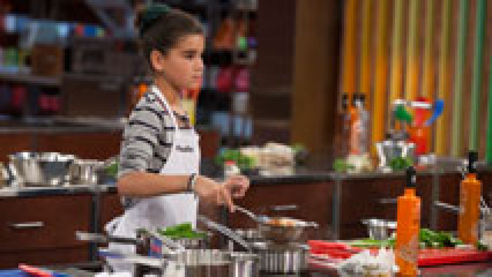 MasterChef Junior 4 - Paula lucha con el plato de Quique Dacosta